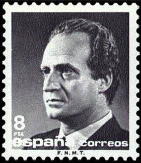 z vendido ESPAÑA 1985 2797 Sello Nuevo Serie Básica Rey D. Juan Carlos I Efigie 8 pts c/ charnela Michel2680